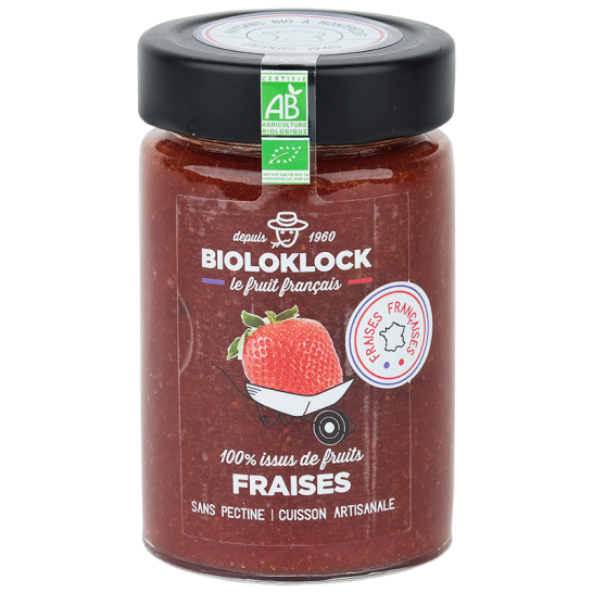 100% issus de fruit fraises bio - 1