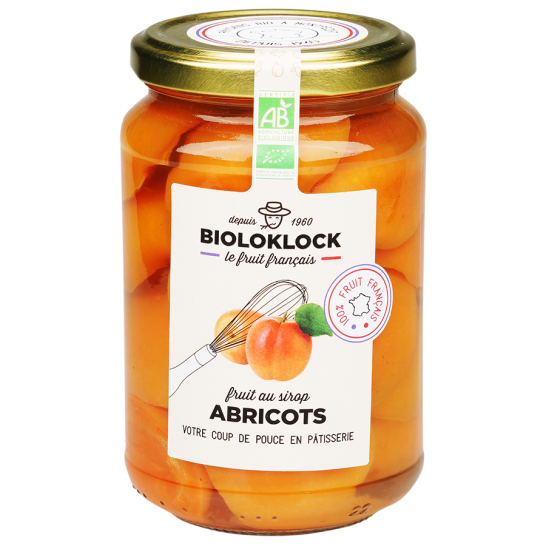 Abricots bio au sirop - 1