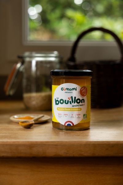 Bouillon poule curcuma bio - 2