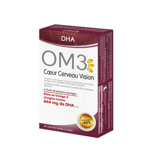 Huile de poisson concentré à 80% d'oméga 3 dha (cœur, cerveau, vision) - 1